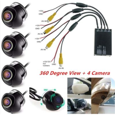 360° Car Bird View Camera System 1080p - Motorbasket